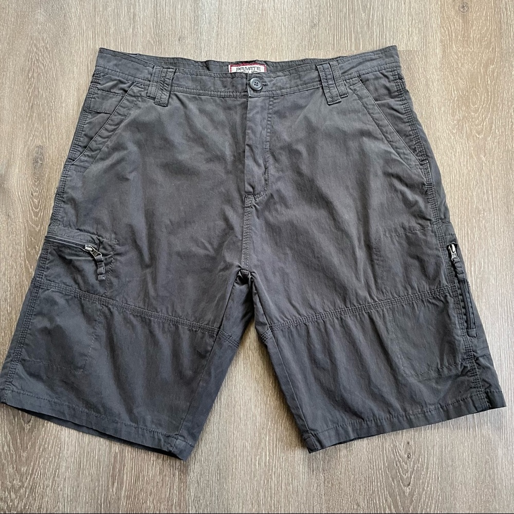 Savane Gray Cargo Shorts Lightweight Outdoor Essential